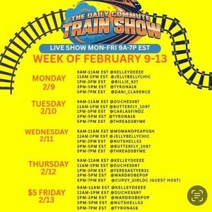 Curvy_GirlDC has made The Daily Commuter Train Show 2/12 @ 5 PM EST